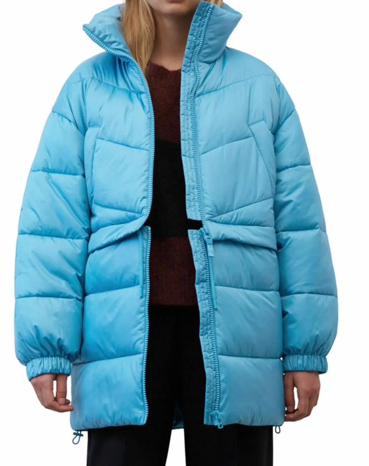 Marc O'Polo Manteaux|Doudoune amovible bleue