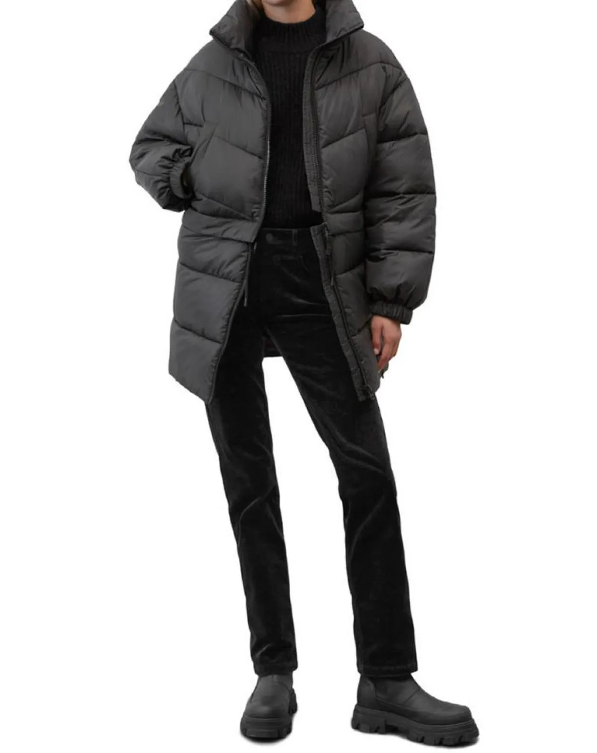 Marc O'Polo Manteaux|Doudoune amovible noire