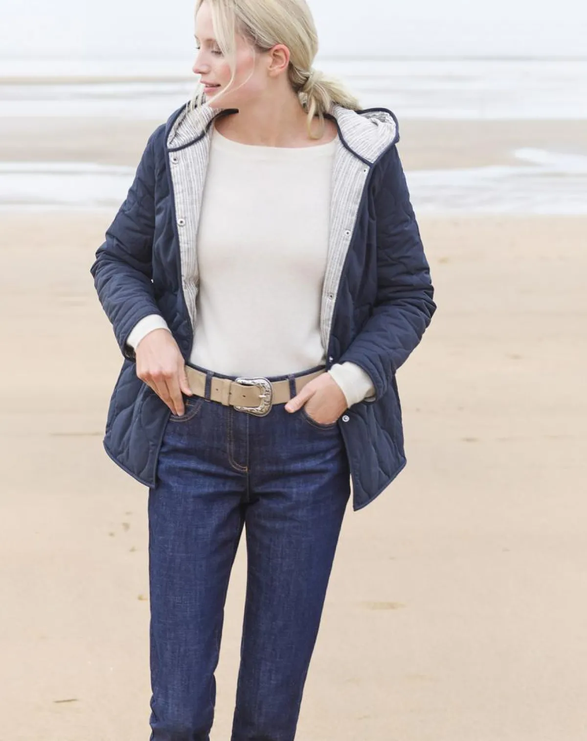 Caroll Manteaux|Doudoune Bali bleu marine