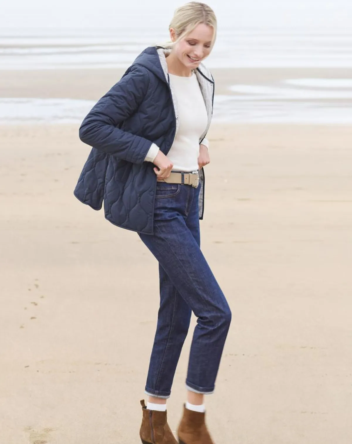 Caroll Manteaux|Doudoune Bali bleu marine