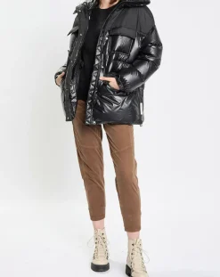 Marc O'Polo Manteaux|Doudoune bimatière Colh noire