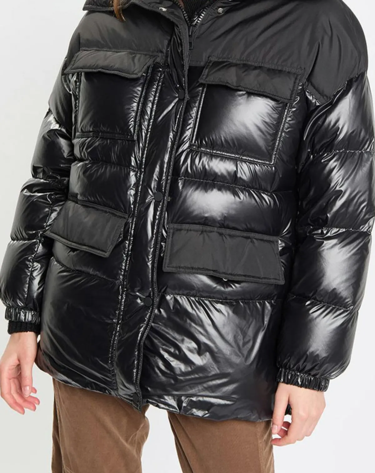 Marc O'Polo Manteaux|Doudoune bimatière Colh noire