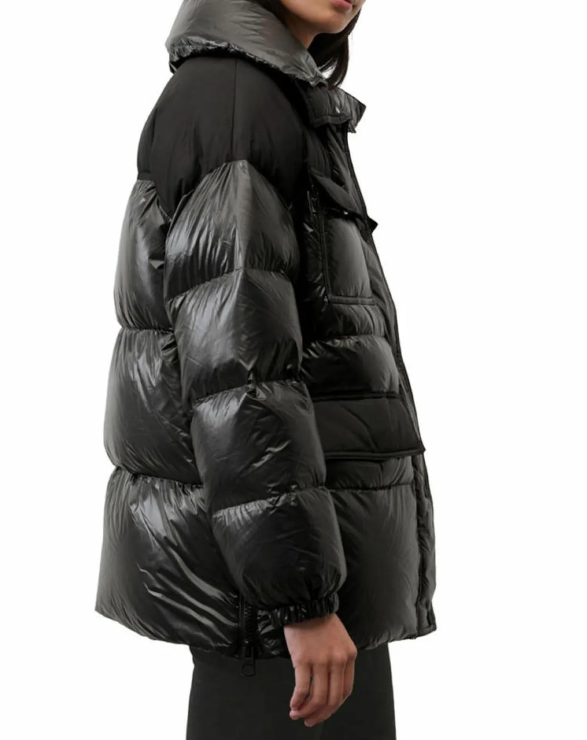 Marc O'Polo Manteaux|Doudoune bimatière Colh noire