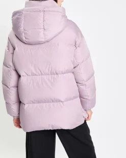 Marc O'Polo Manteaux|Doudoune courte à capuche violet clair