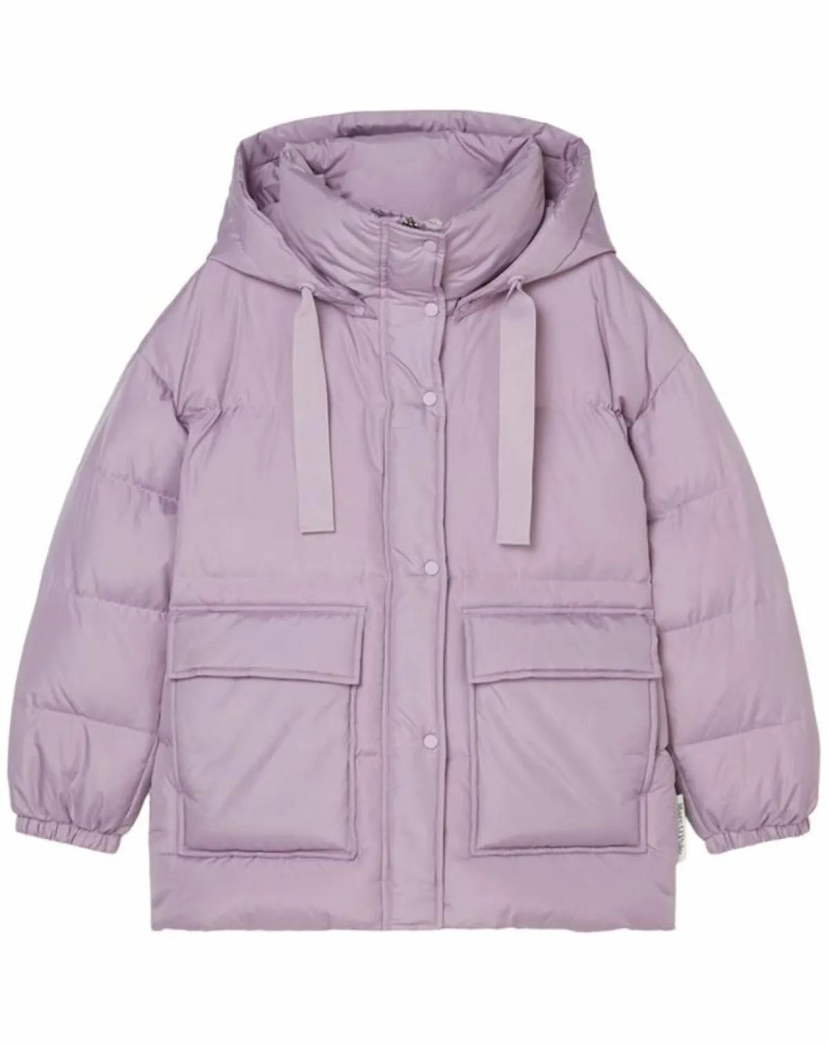 Marc O'Polo Manteaux|Doudoune courte à capuche violet clair