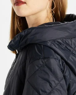 Marc O'Polo Manteaux|Doudoune Courte à Capuche bleu marine