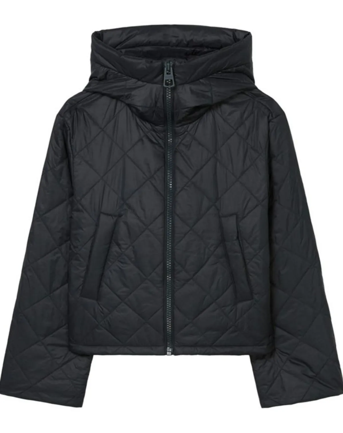 Marc O'Polo Manteaux|Doudoune Courte à Capuche bleu marine