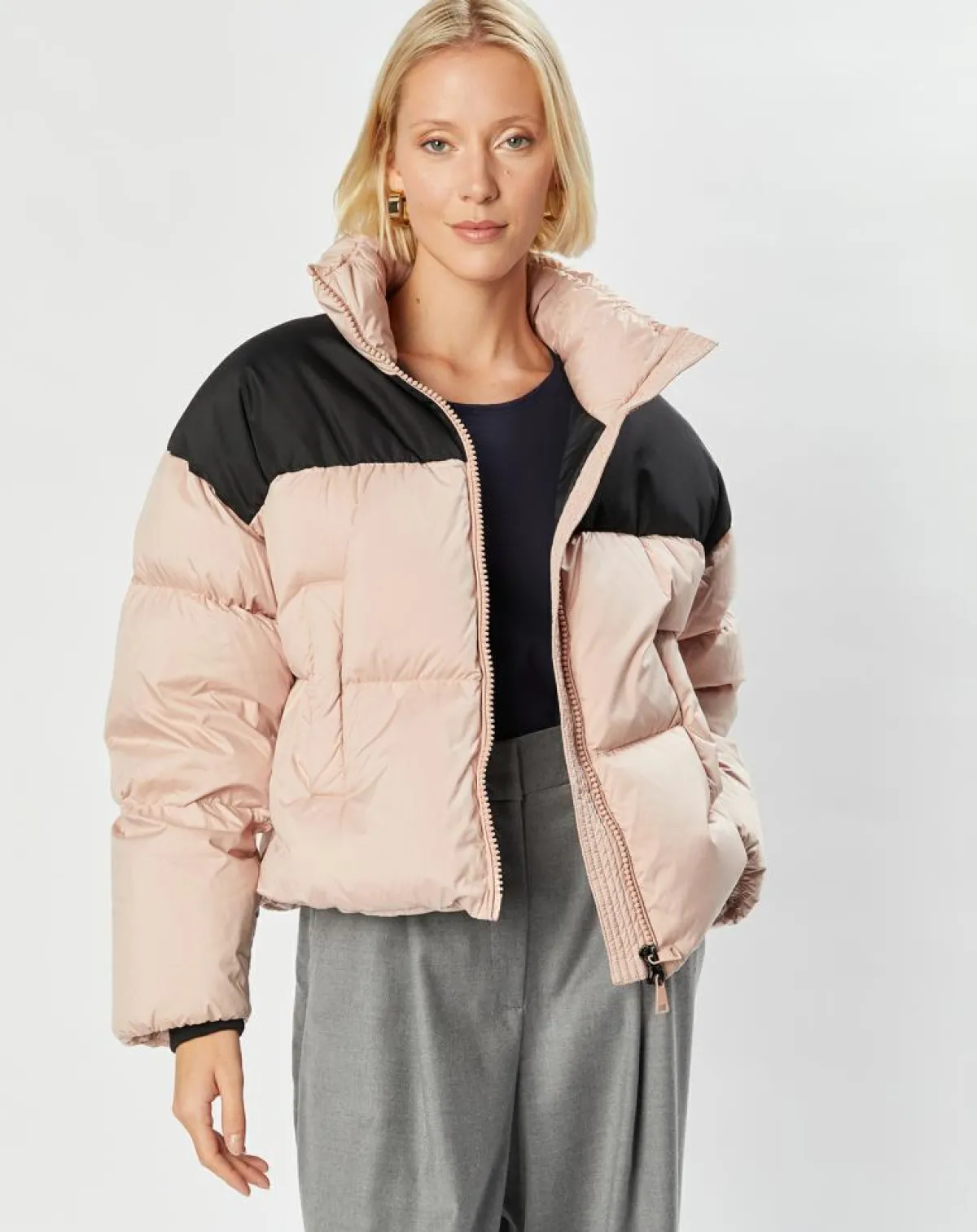 MaxMara Weekend Manteaux|Doudoune courte Benda rose