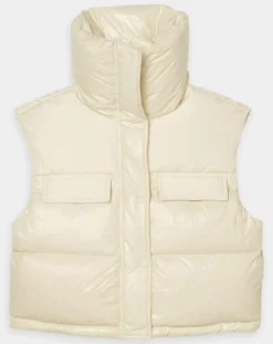 Marc O'Polo Manteaux|Doudoune courte sans manches Colh beige