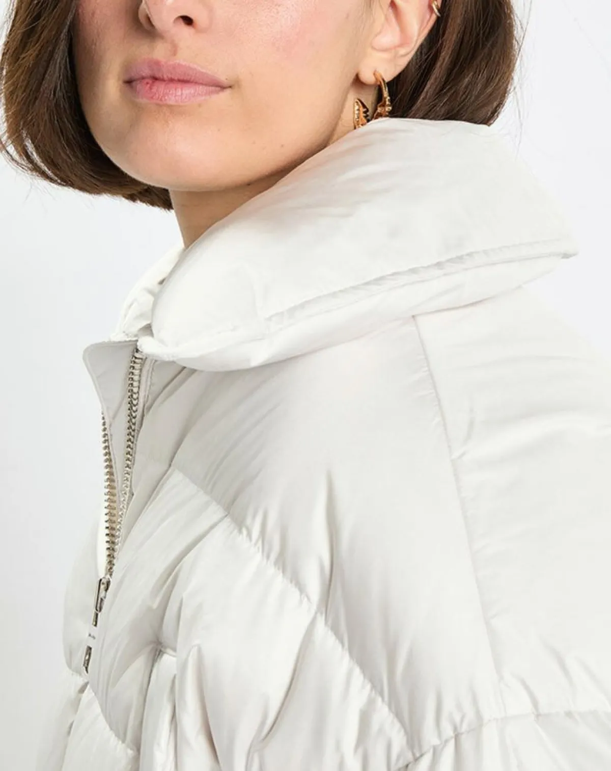 Marc O'Polo Manteaux|Doudoune Cropped écrue