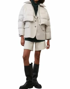 Marc O'Polo Manteaux|Doudoune Cropped écrue