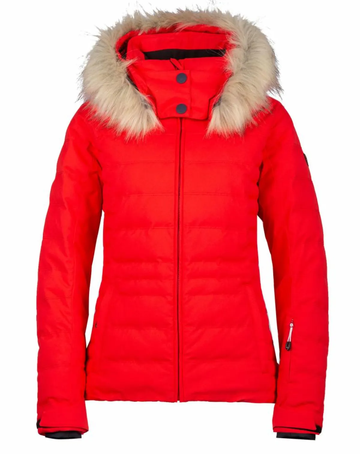 Degré 7 Manteaux|Doudoune de ski Traqui fausse fourrure incandescent