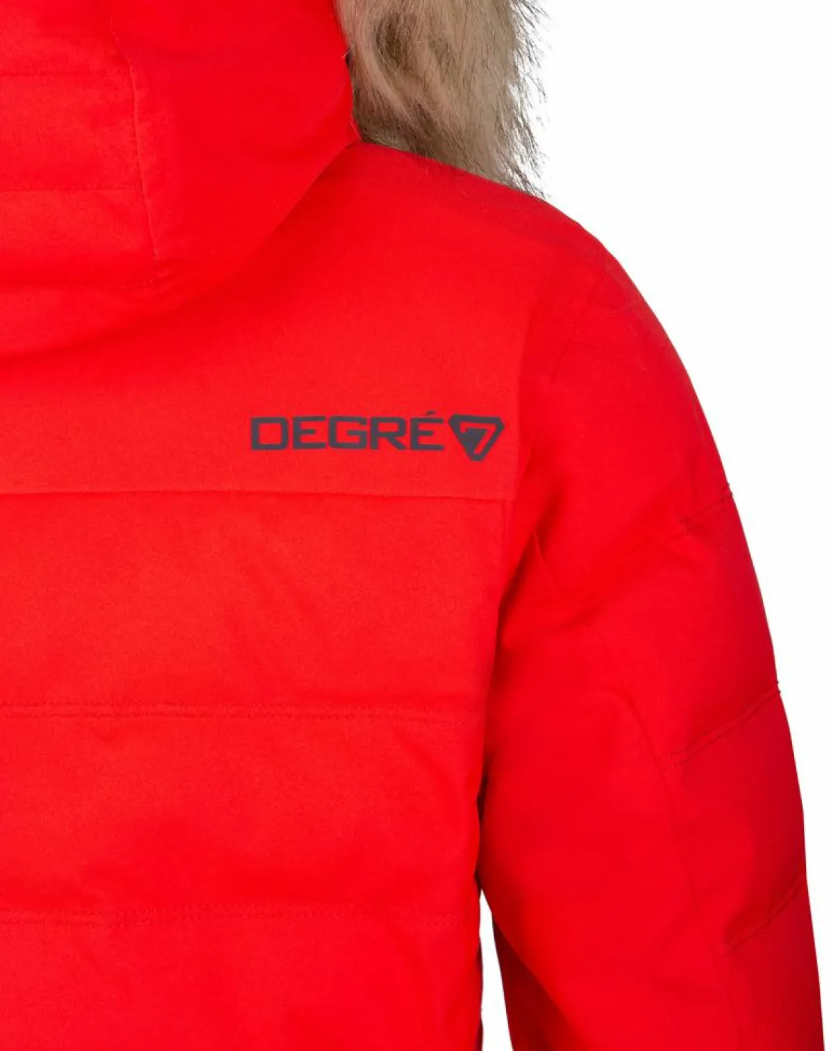 Degré 7 Manteaux|Doudoune de ski Traqui fausse fourrure incandescent