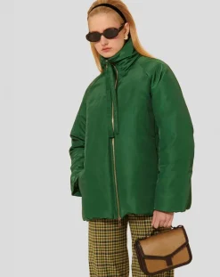 Tara Jarmon Manteaux|Doudoune Dune verte