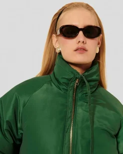 Tara Jarmon Manteaux|Doudoune Dune verte