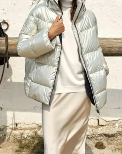 Lauren Vidal Manteaux|Doudoune Joss irisée skin