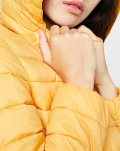 Marc O'Polo Manteaux|Doudoune light à capuche nodown jaune