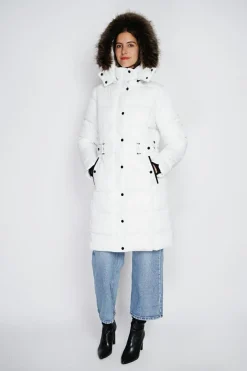 Assuili Manteaux|Doudoune longue avec isolation thermique jusqu'à -20 °C naturel