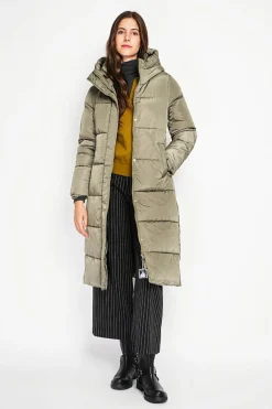 Assuili Manteaux|Doudoune longue kaki