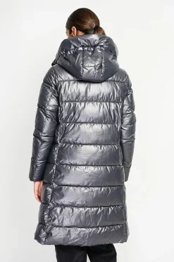 Assuili Manteaux|Doudoune longue loup