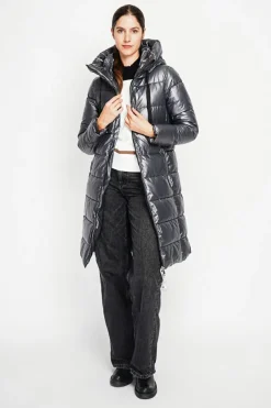 Assuili Manteaux|Doudoune longue loup