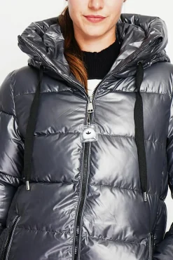 Assuili Manteaux|Doudoune longue loup