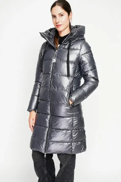 Assuili Manteaux|Doudoune longue loup