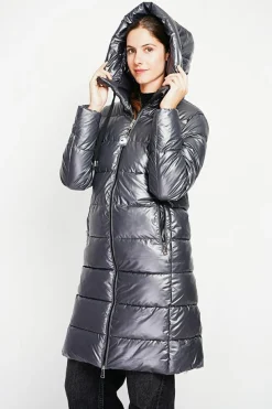 Assuili Manteaux|Doudoune longue loup