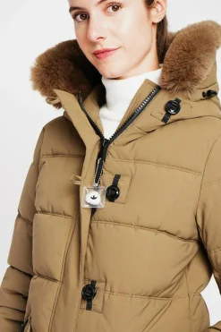 Assuili Manteaux|Doudoune longue marron