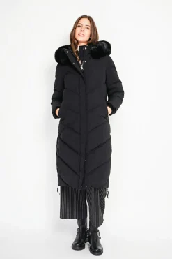 Assuili Manteaux|Doudoune longue noire