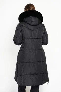 Assuili Manteaux|Doudoune longue noire