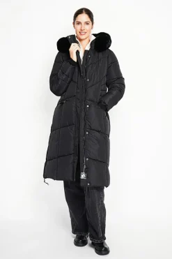 Assuili Manteaux|Doudoune longue noire