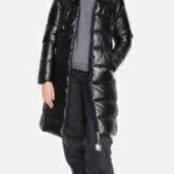Assuili Manteaux|Doudoune longue noire