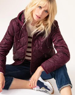 Indies Manteaux|Doudoune Malia prune