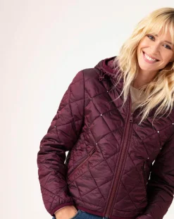 Indies Manteaux|Doudoune Malia prune