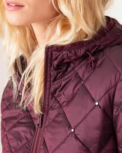 Indies Manteaux|Doudoune Malia prune