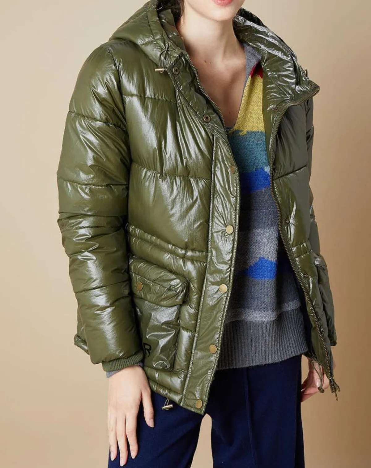 Belair Vestes, Blousons|Doudoune Poinsetta kaki