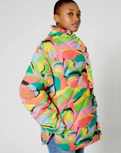 Manoush Manteaux|Doudoune Purple fluo