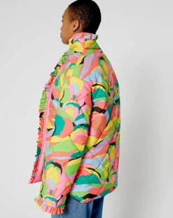 Manoush Manteaux|Doudoune Purple fluo