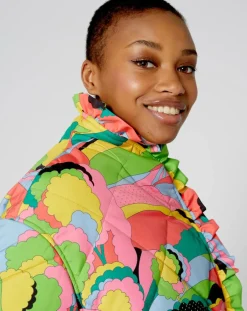 Manoush Manteaux|Doudoune Purple fluo