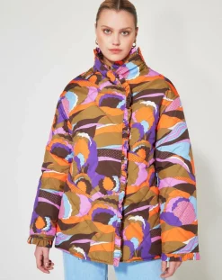 Manoush Manteaux|Doudoune Purple marron