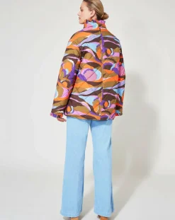 Manoush Manteaux|Doudoune Purple marron