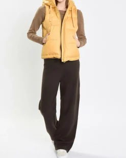 Marc O'Polo Manteaux|Doudoune sans manches à capuche jaune