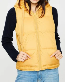 Marc O'Polo Manteaux|Doudoune sans manches à capuche jaune