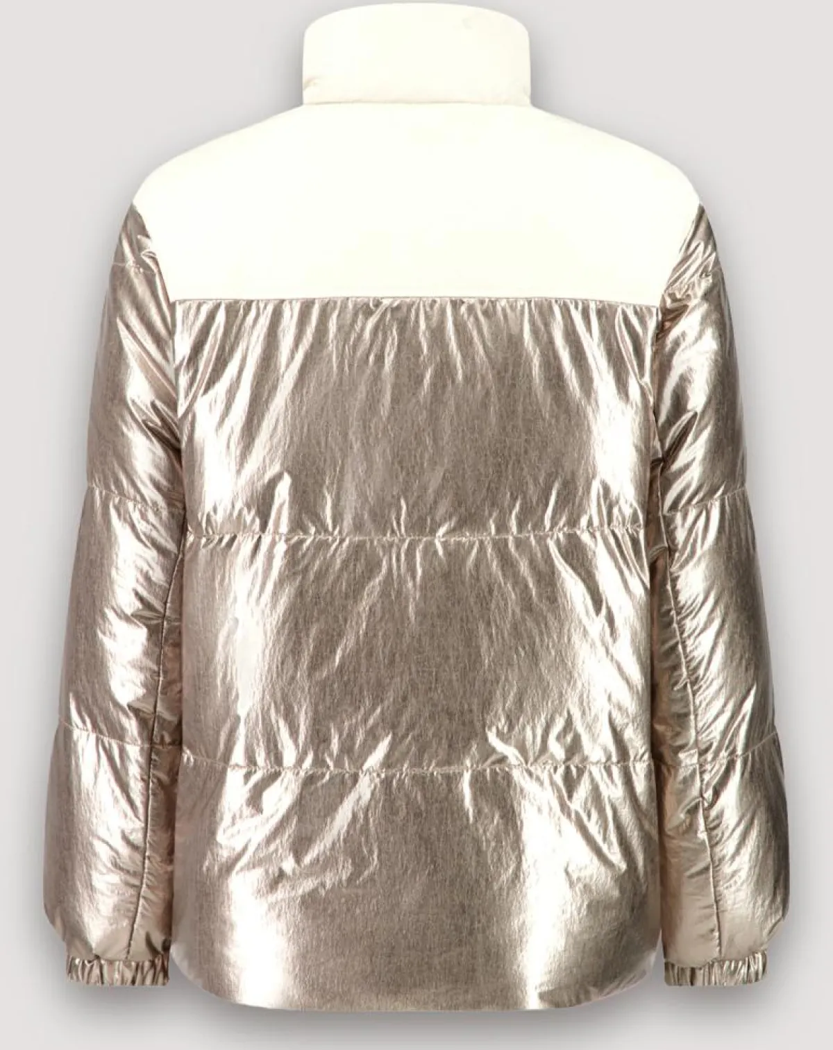 Hartford Manteaux|Doudoune Volfy Foil écru/bronze