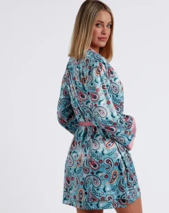 Admas Lingerie, Nuit|Déshabillé Garden bleu/rose