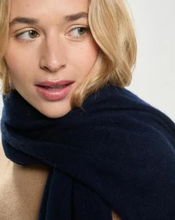 Cashmere Tribu Echarpes, Foulards|Echarpe 100% Cachemire Cascade nuit - 110x80 cm