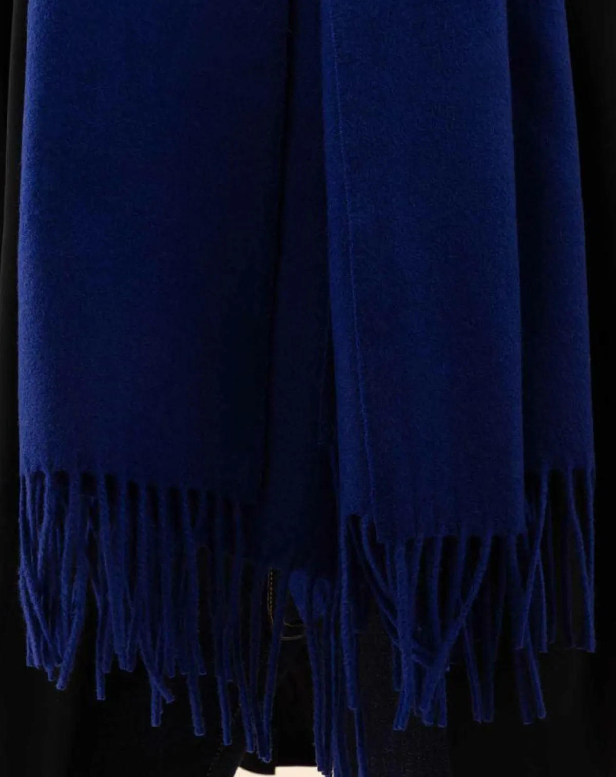 Indies Echarpes, Foulards|Echarpe 100% Laine Sandra indigo - 160x54x10 cm