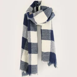 Bellerose Echarpes, Foulards|Echarpe 100% Laine Sidor noir/blanc - 200x66 cm