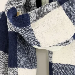 Bellerose Echarpes, Foulards|Echarpe 100% Laine Sidor noir/blanc - 200x66 cm